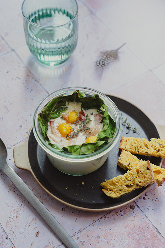 oeufs-de-cailles-en-cocotte Oeuf cocotte épinards