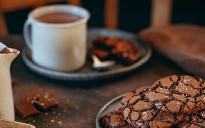 Brownie Crinkle Cookies Chocolat et Fleur de Sel